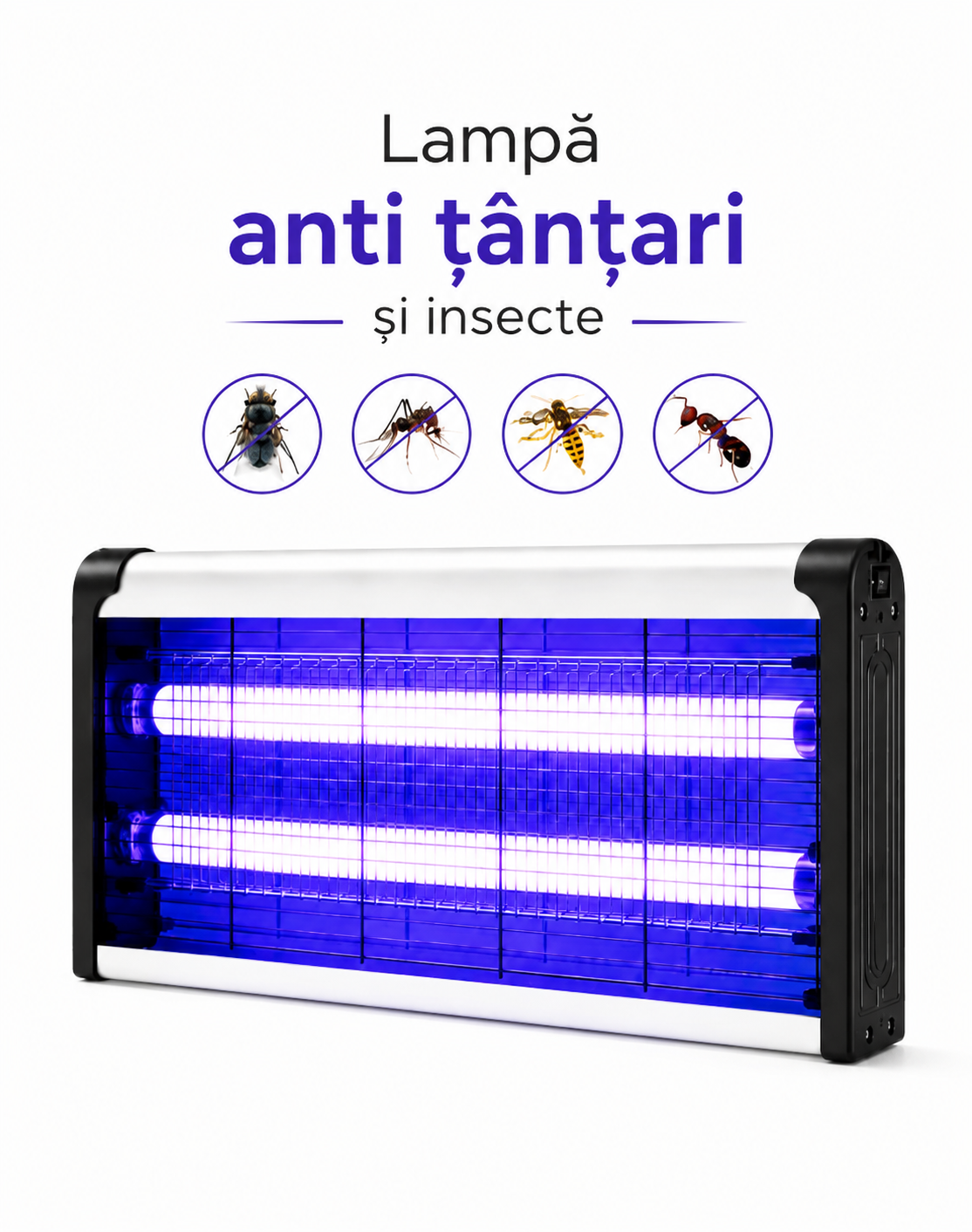 Lampă Anti Țânțari și Insecte cu Lumină UV | STELARO
