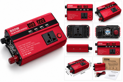 Invertor Auto 800W - 12V la 220V | STELARO
